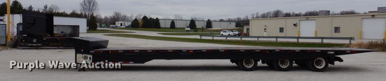 image for item JL9787 2011 Landoll 455B  drop tilt deck equipment trailer