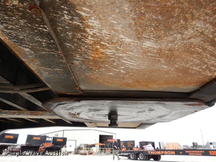 image for item JL9787 2011 Landoll 455B  drop tilt deck equipment trailer