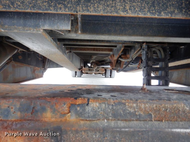 image for item JL9787 2011 Landoll 455B  drop tilt deck equipment trailer