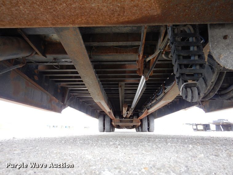 image for item JL9787 2011 Landoll 455B  drop tilt deck equipment trailer