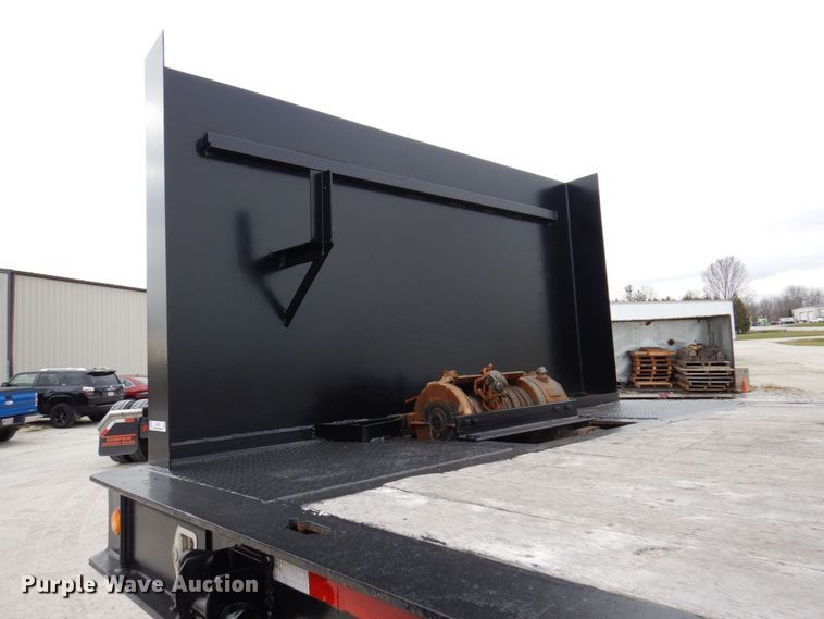 image for item JL9787 2011 Landoll 455B  drop tilt deck equipment trailer