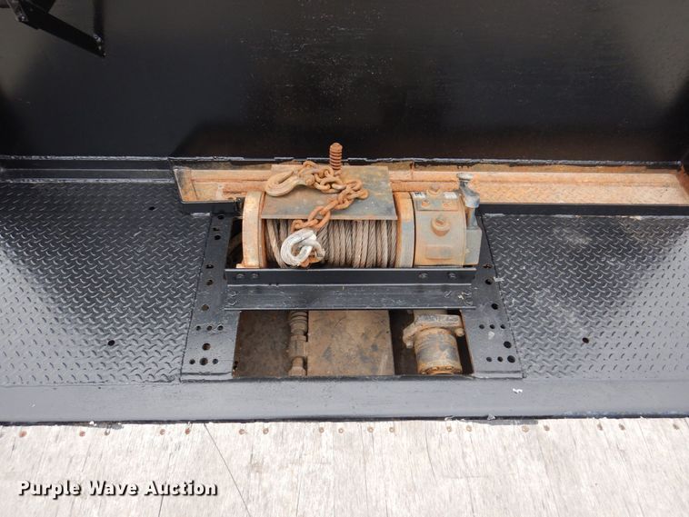 image for item JL9787 2011 Landoll 455B  drop tilt deck equipment trailer