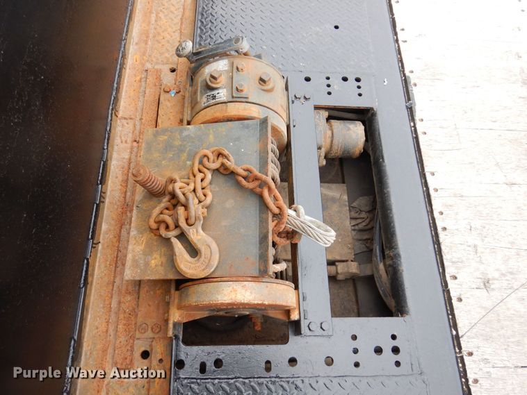 image for item JL9787 2011 Landoll 455B  drop tilt deck equipment trailer