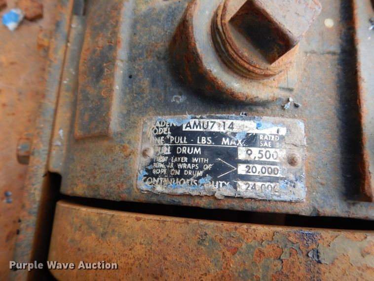 image for item JL9787 2011 Landoll 455B  drop tilt deck equipment trailer