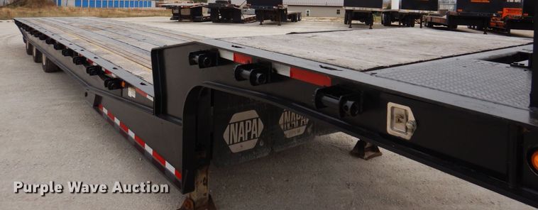 image for item JL9787 2011 Landoll 455B  drop tilt deck equipment trailer