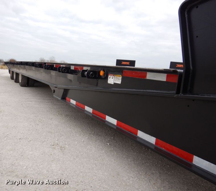 image for item JL9787 2011 Landoll 455B  drop tilt deck equipment trailer