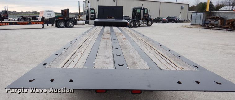 image for item JL9787 2011 Landoll 455B  drop tilt deck equipment trailer
