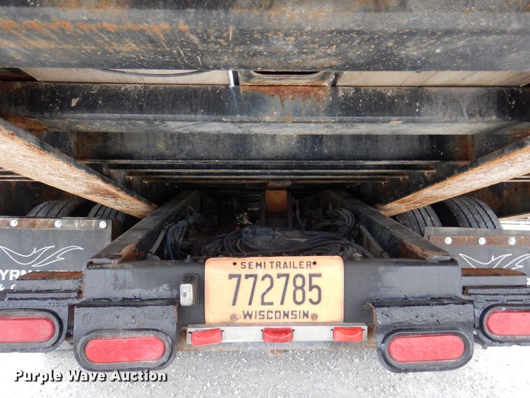 image for item JL9787 2011 Landoll 455B  drop tilt deck equipment trailer