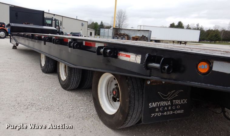 image for item JL9787 2011 Landoll 455B  drop tilt deck equipment trailer