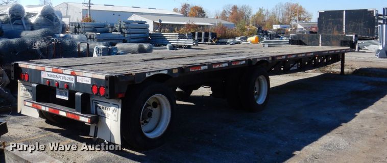image for item JL9852 2005 Transcraft DTL-2100 W2  drop deck trailer