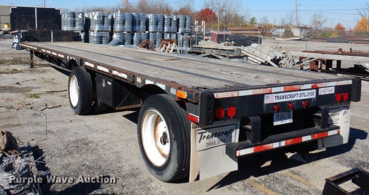 image for item JL9852 2005 Transcraft DTL-2100 W2  drop deck trailer