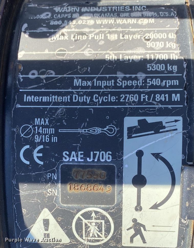 image for item JW9342 2014 Trail King TK80HT-533  drop deck equipment trailer