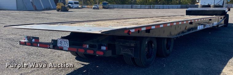 image for item JW9344 2007 Landoll  drop tilt deck equipment trailer