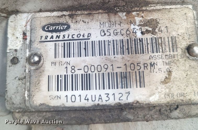 image for item KI9987 Carrier Transicold  refrigeration unit