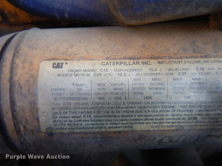 image for item KJ9024 2007 Kenworth T600B semi truck