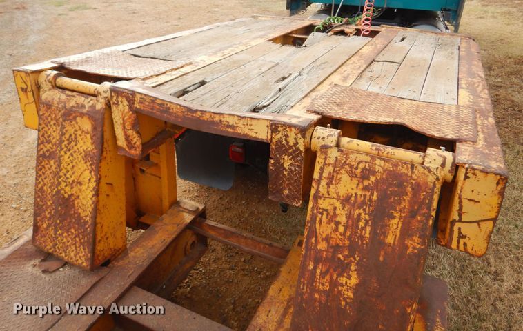 image for item KJ9030 1972 Hyster  lowboy equipment trailer