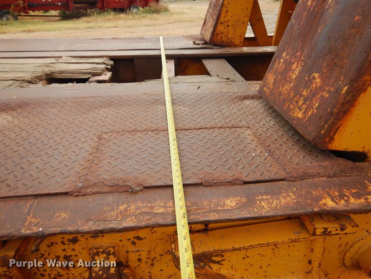 image for item KJ9030 1972 Hyster  lowboy equipment trailer