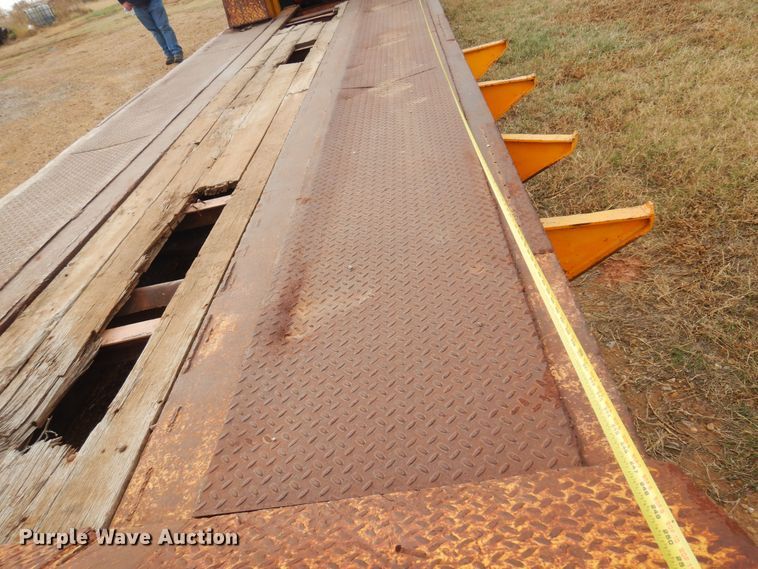 image for item KJ9030 1972 Hyster  lowboy equipment trailer