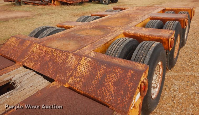 image for item KJ9030 1972 Hyster  lowboy equipment trailer