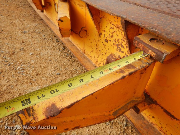 image for item KJ9030 1972 Hyster  lowboy equipment trailer