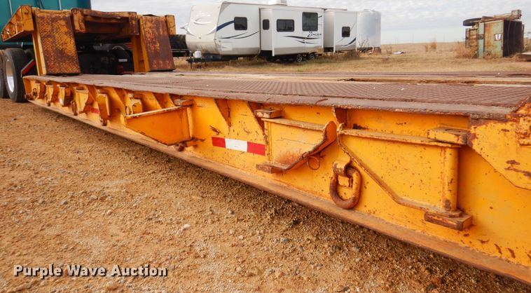 image for item KJ9030 1972 Hyster  lowboy equipment trailer