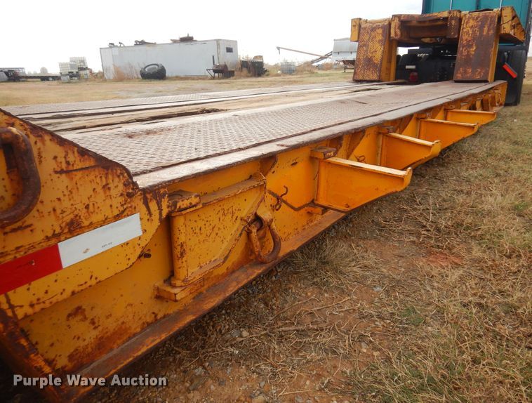 image for item KJ9030 1972 Hyster  lowboy equipment trailer