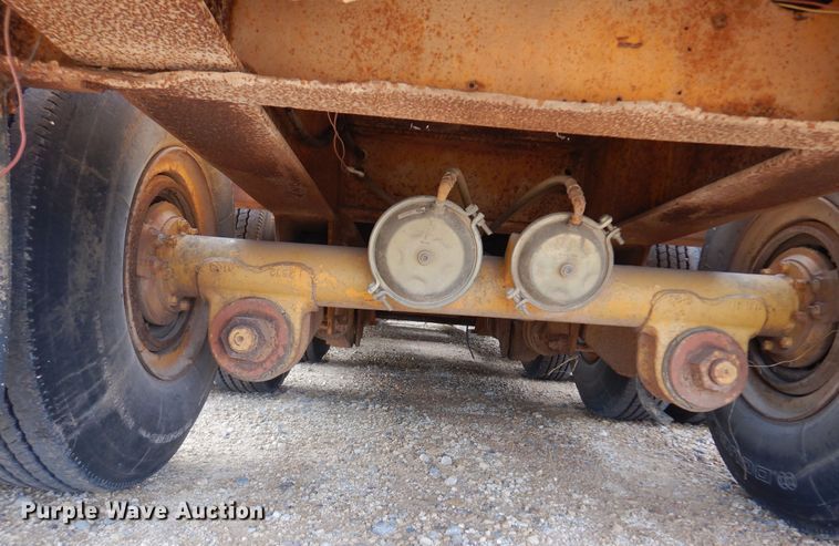 image for item KJ9030 1972 Hyster  lowboy equipment trailer