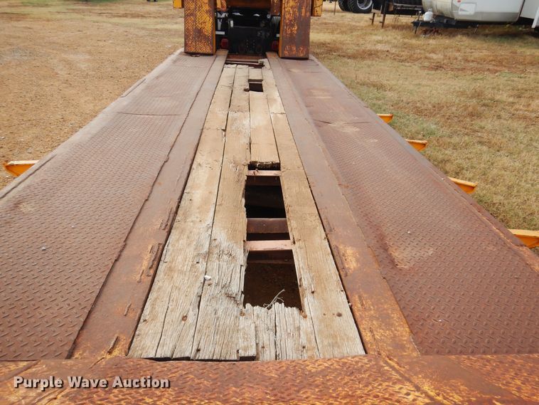 image for item KJ9030 1972 Hyster  lowboy equipment trailer