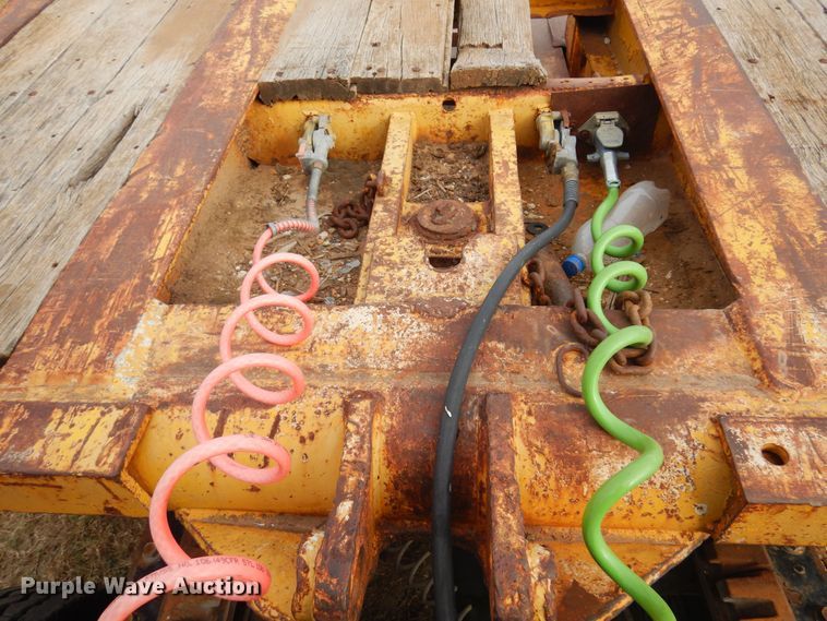 image for item KJ9030 1972 Hyster  lowboy equipment trailer