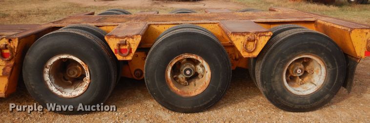 image for item KJ9030 1972 Hyster  lowboy equipment trailer
