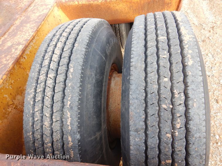 image for item KJ9030 1972 Hyster  lowboy equipment trailer