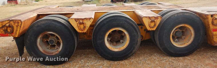 image for item KJ9030 1972 Hyster  lowboy equipment trailer
