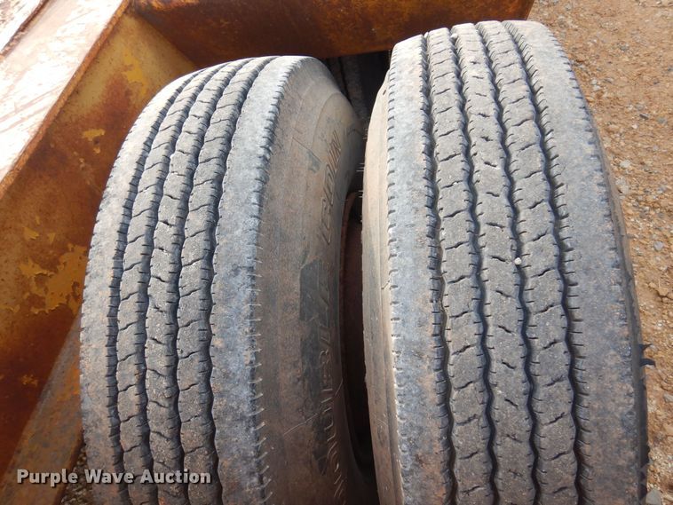 image for item KJ9030 1972 Hyster  lowboy equipment trailer