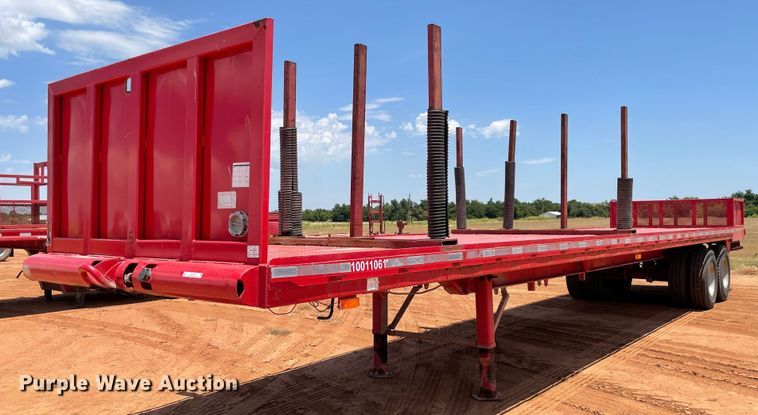 image for item KJ9759 1981 Nabors  flatbed trailer