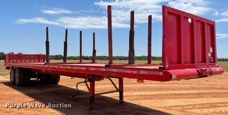 image for item KJ9759 1981 Nabors  flatbed trailer