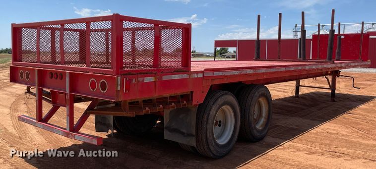 image for item KJ9759 1981 Nabors  flatbed trailer