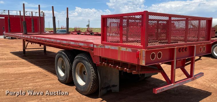image for item KJ9759 1981 Nabors  flatbed trailer