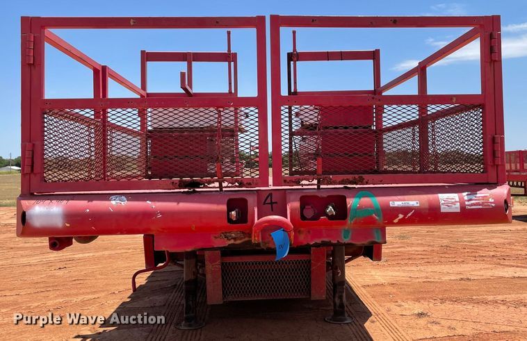 image for item KJ9760 1990 Nabors  drop deck trailer