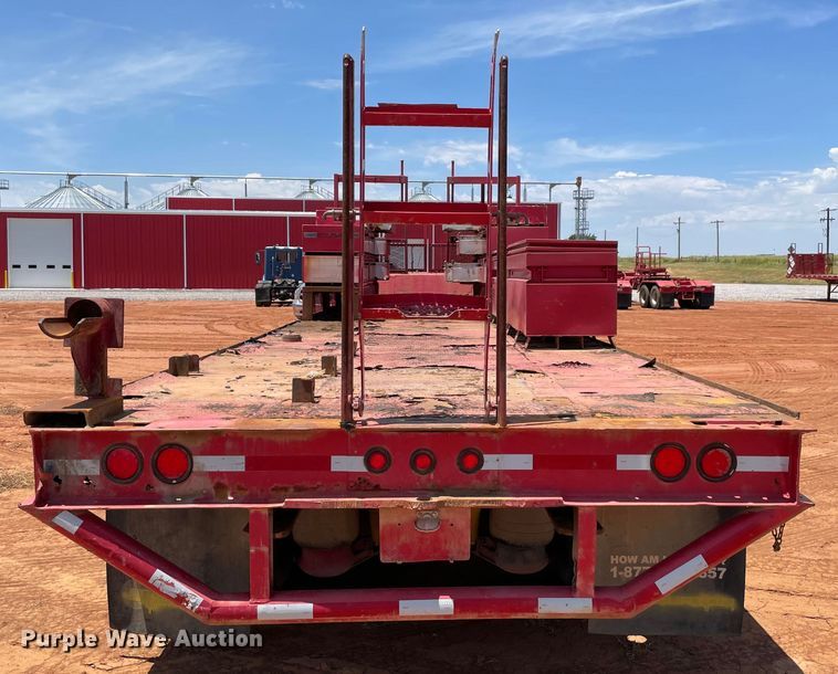 image for item KJ9760 1990 Nabors  drop deck trailer