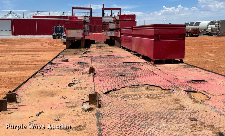 image for item KJ9760 1990 Nabors  drop deck trailer