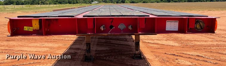 image for item KJ9762 1974 Strick 7400FFINPW  flatbed trailer