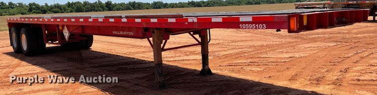 image for item KJ9762 1974 Strick 7400FFINPW  flatbed trailer