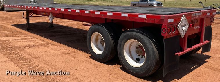 image for item KJ9762 1974 Strick 7400FFINPW  flatbed trailer