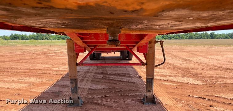 image for item KJ9762 1974 Strick 7400FFINPW  flatbed trailer