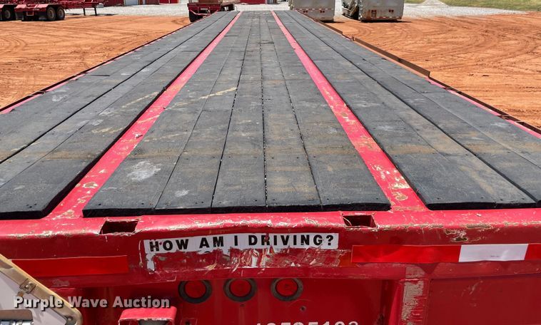 image for item KJ9762 1974 Strick 7400FFINPW  flatbed trailer