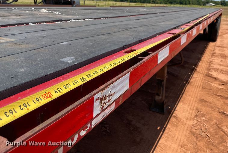 image for item KJ9762 1974 Strick 7400FFINPW  flatbed trailer