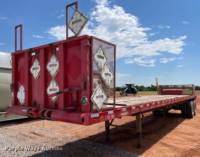 image for item KJ9769 1980 Nabors  flatbed trailer