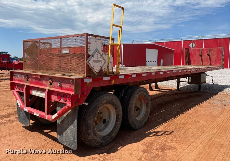 image for item KJ9769 1980 Nabors  flatbed trailer