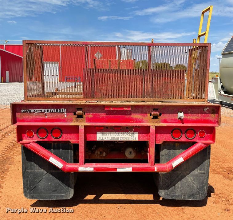 image for item KJ9769 1980 Nabors  flatbed trailer