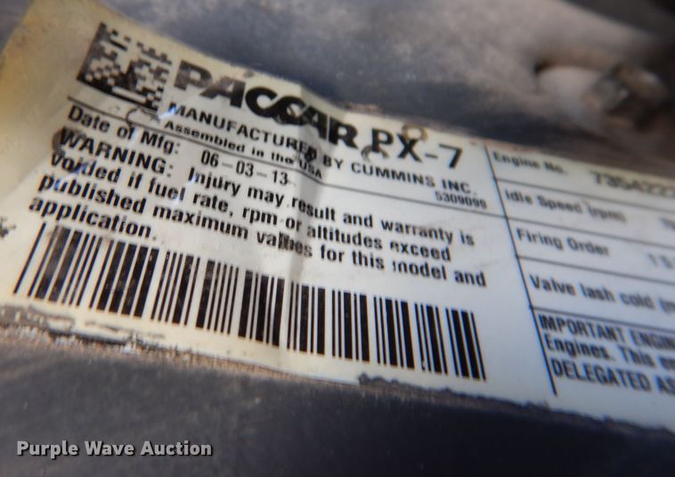 image for item KW9768 2014 Kenworth T370  truck cab and chassis